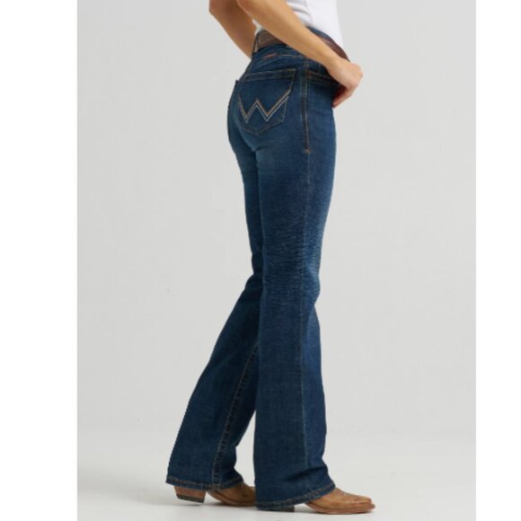 Women's Wrangler® Ultimate Riding Jean Willow Mid-Rise Bootcut Western Rodeo - Picture 6 of 15